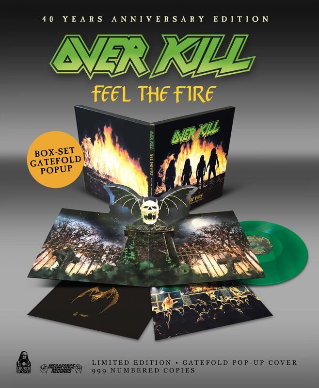 Overkill Feel the fire LP multicolor Overkill Feel the fire LP multicolor von Overkill