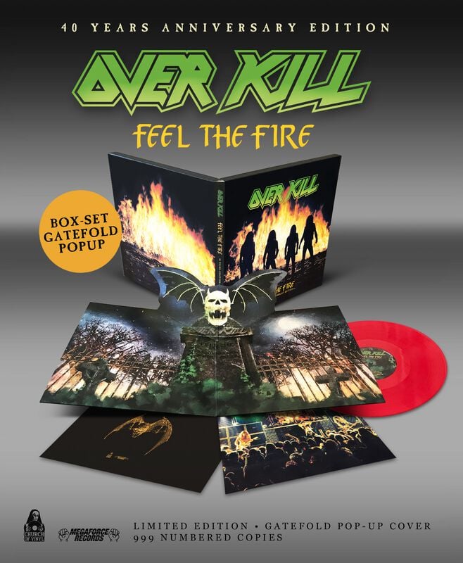 Overkill Feel the fire LP multicolor Overkill Feel the fire LP multicolor von Overkill