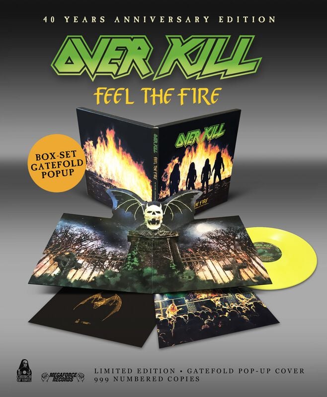 Overkill Feel the fire LP multicolor Overkill Feel the fire LP multicolor von Overkill