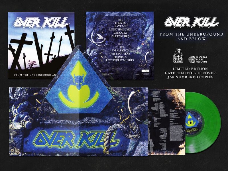 Overkill From the underground and below LP multicolor von Overkill