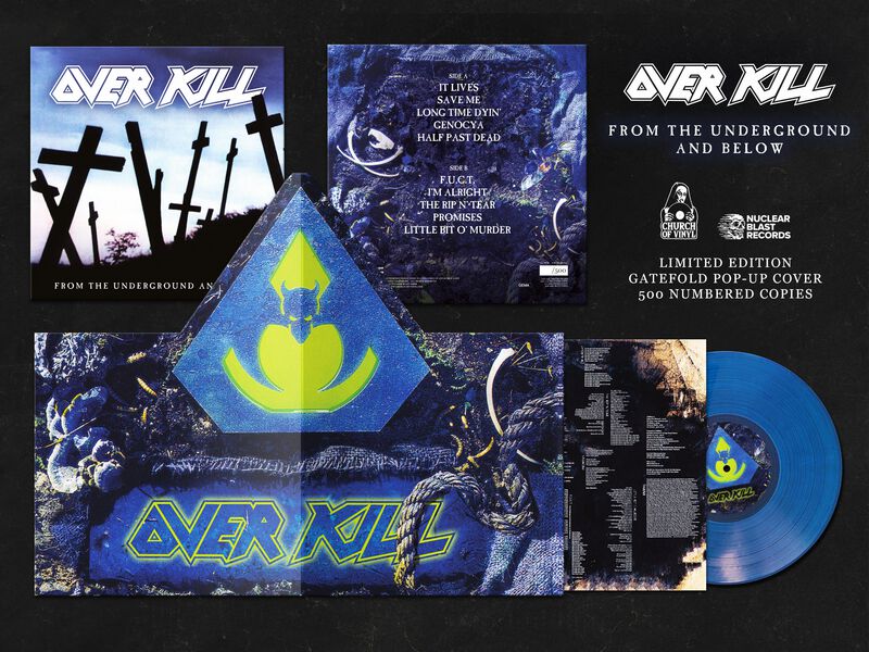 Overkill From the underground and below LP multicolor von Overkill