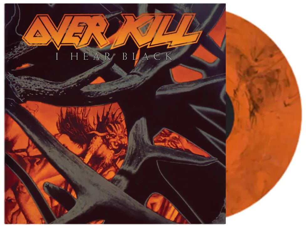 Overkill I hear black LP multicolor von Overkill