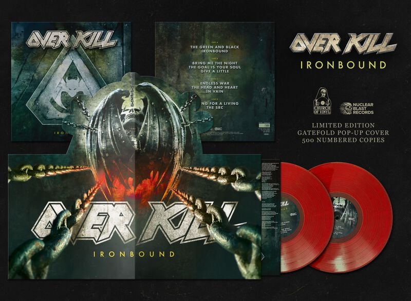 Overkill Ironbound LP multicolor Overkill Ironbound LP multicolor von Overkill