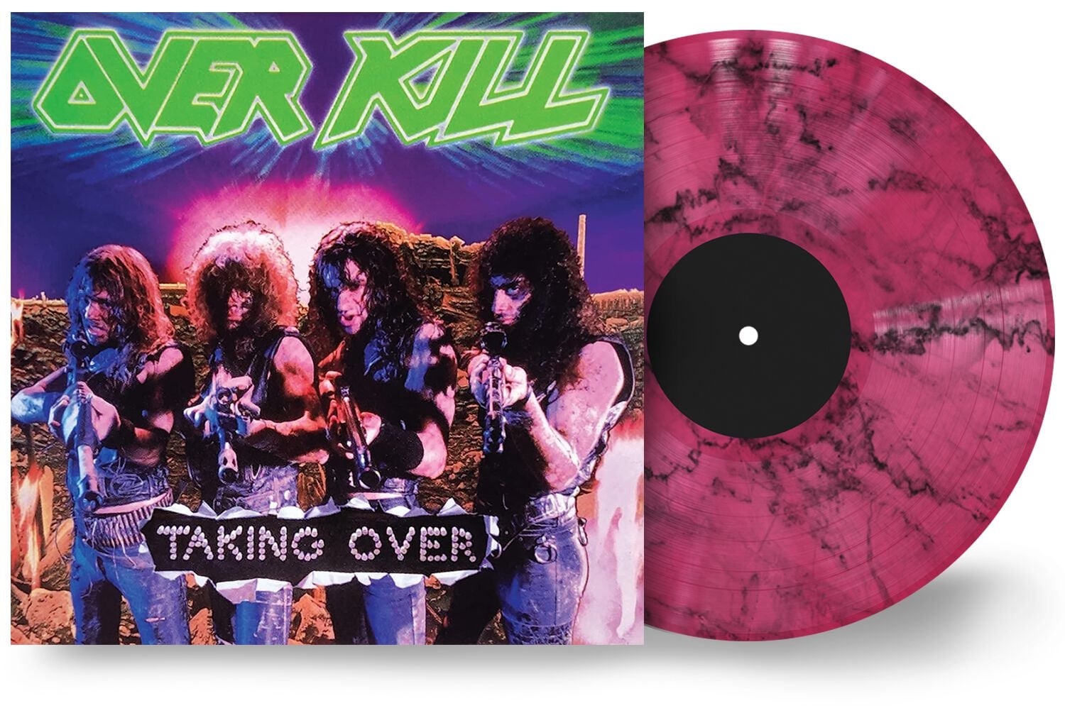 Overkill Taking over LP multicolor von Overkill