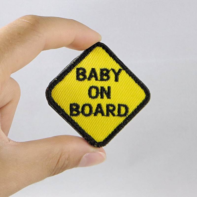 Baby On Board - 5 cm Patch von OverlockDesign
