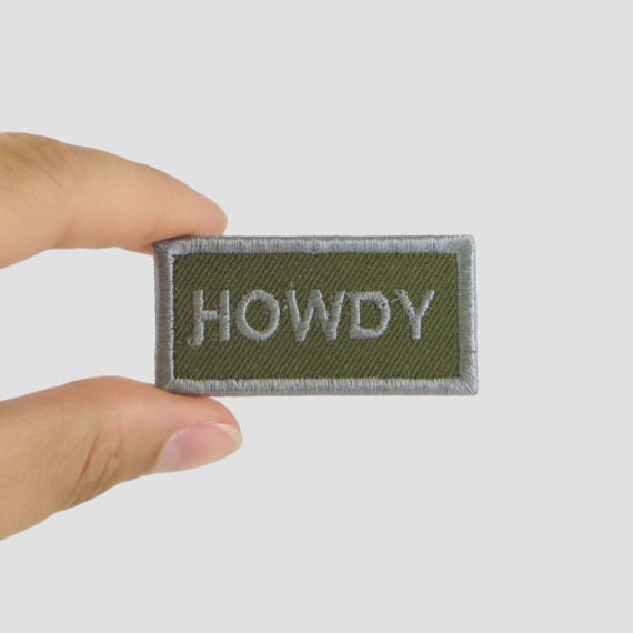Howdy Kleiner Aufnäher von OverlockDesign