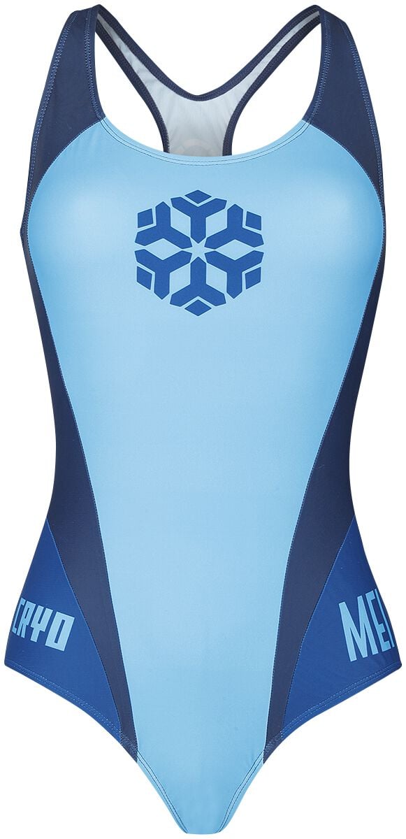 Overwatch - Gaming Badeanzug - Mei - S - für Damen - Größe S - blau/schwarz  - EMP exklusives Merchandise! von Overwatch