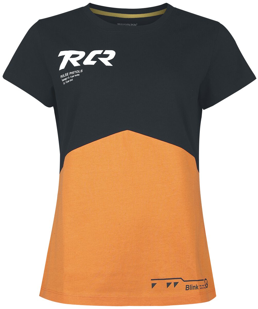 Overwatch Tracer T-Shirt schwarz orange in L von Overwatch