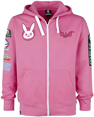 Overwatch Ultimate D.VA Männer Kapuzenjacke pink XS von Overwatch