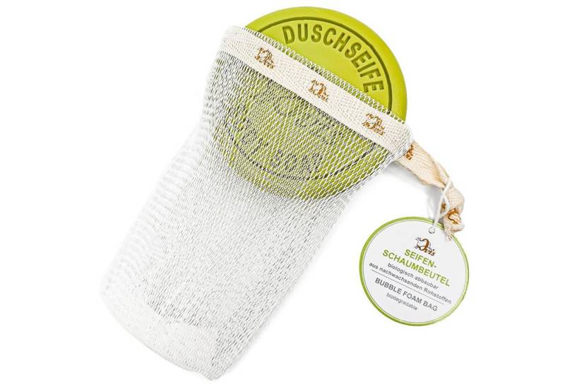 Ovis Feste Duschseife Schafmilchseife Naturseife "Zeder-Zitrone" aus Österreich, 2-tlg., + Seifensäckchen Naturprodukt von Ovis