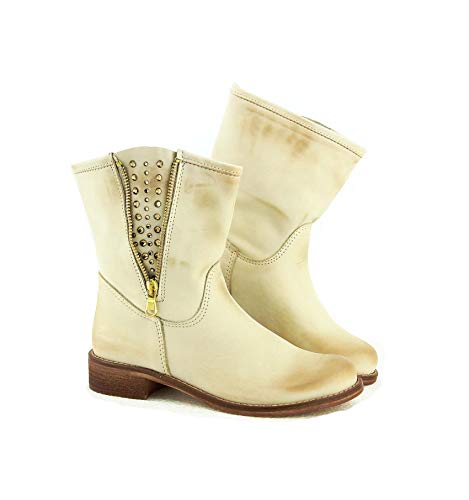 Ovye by Cristina Lucchi Echtleder Stiefel Stiefeletten Schuhe Ankle Boots Biker Cowboy Nieten Hand Made in Italy Gr.38 Ovye by Cristina Lucchi Echtleder Stiefel Stiefeletten Schuhe Ankle Boots Biker Cowboy Nieten Hand Made in Italy Gr.38 von Ovye by Cristina Lucchi