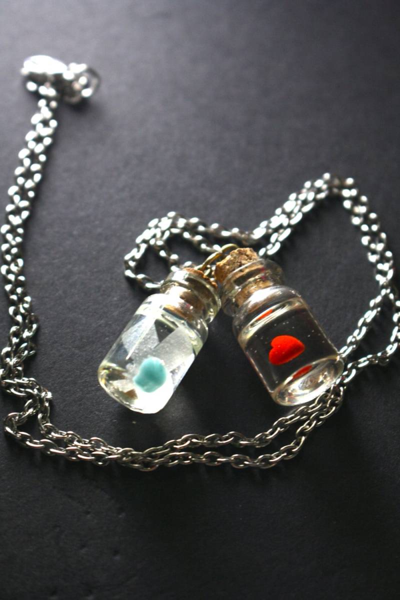 Legende Von Zelda Fee | Leuchtet Im Dunkeln Und Herz in Einer Flasche Halskette Legende Von Zelda Fee | Leuchtet Im Dunkeln Und Herz in Einer Flasche Halskette von OwenandStad