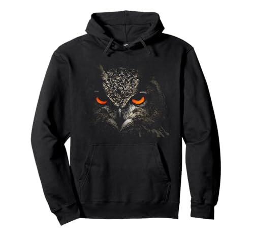 Eule Retro Auge Männer Frauen Kinder Geschenk Kleidung Pullover Hoodie von Owl Retro Eye Gift