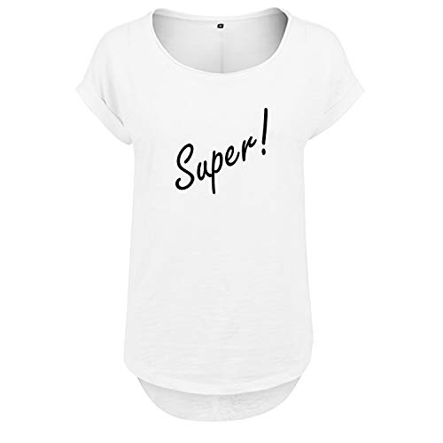 Super Design Frauen T Shirt mit Spruch und modischem Motiv NEU Bedruckt Oberteil für Frauen XL Weis (B36-340-XL-Weiß) von OwnDesigner
