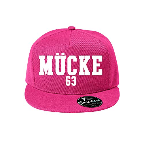 OwnDesigner Unisex Kappe Mücke 63 Classic Cap mit geradem Schirm, One Size Einheitsgröße für Männer und Frauen (410-Cap5P-8Pink) von OwnDesigner