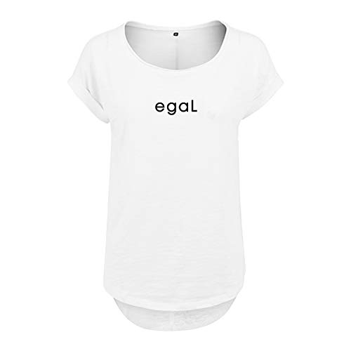 Egal Design Cooles Frauen Tshirt mit Druck Short Sleeve NEU Top Sommer Freizeit Kurzarm S Weis (B36-461-S-Weiß) von OwnDesigner