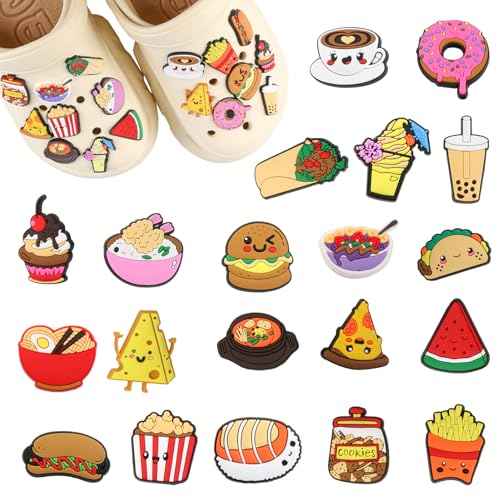 20 Stück Schuhanstecker Pins Anstecker, Lustige und Einzigartige Schuhclips Dekoration für Erwachsene und Kinder - PVC Material, Wasserdicht - Ideal für Partys und Festivals von Ownkim