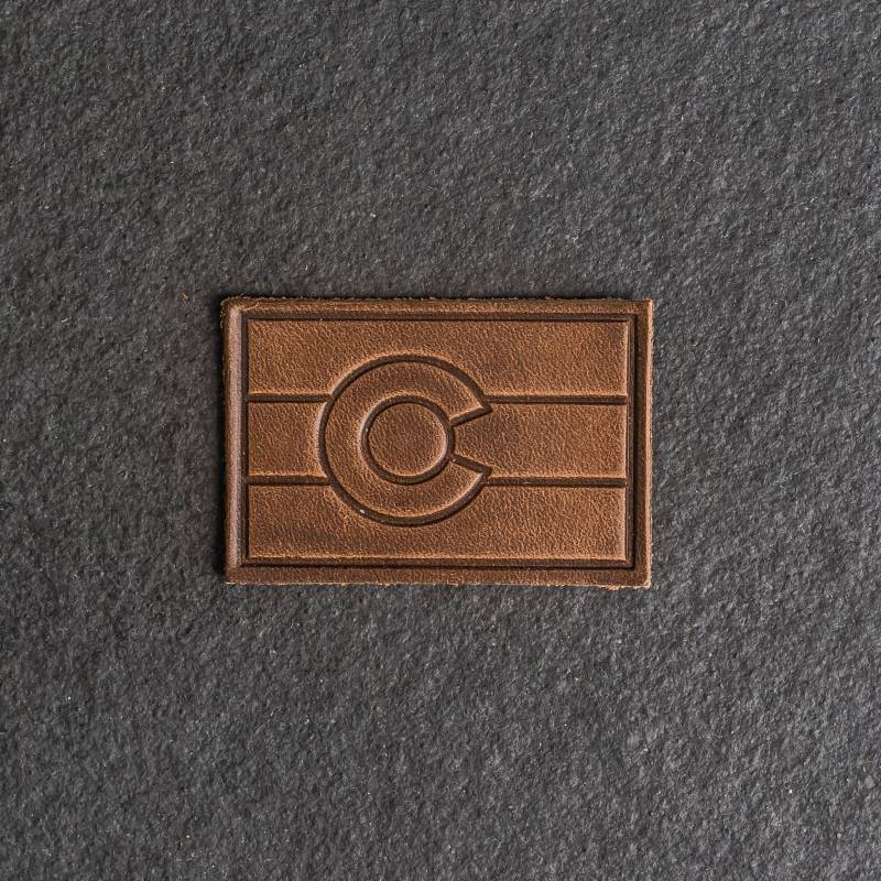 Colorado Flagge Aufnäher | Optionaler Klettverschluss 3 "x 2" Rechteck Für Rucksäcke, Jacken&mehr|Weihnachtsgeschenk von OxAndPine