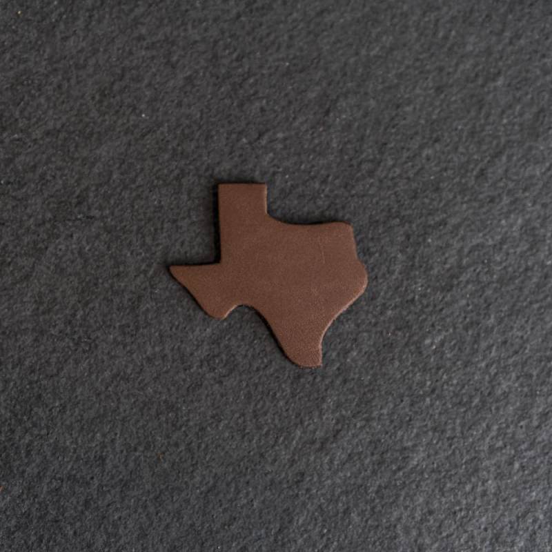 Personalisierte Texas Form Lederpatches |Optionaler Klettverschluss|2, 6 "x 2, 5"|state Of Aufnäher Für Rucksäcke&mehr|Weihnachtsgeschenk von OxAndPine