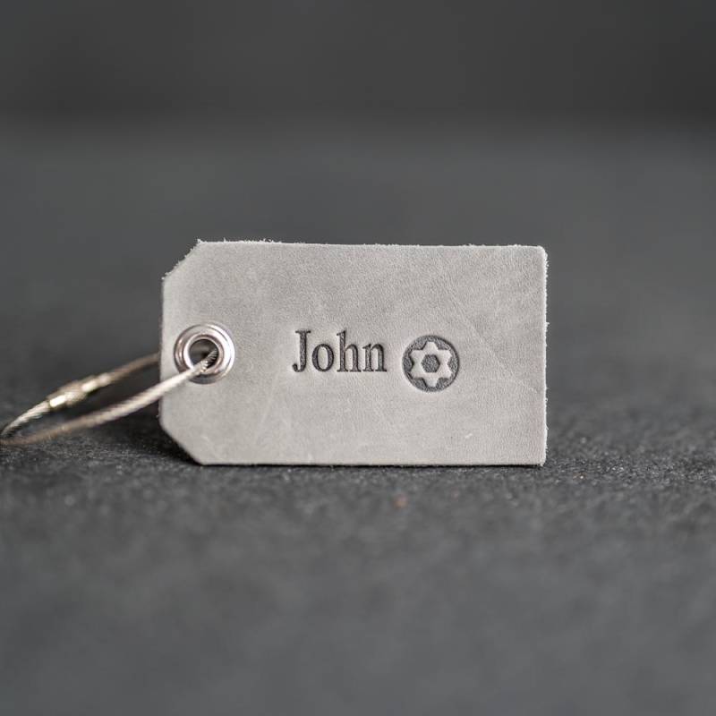 Personalisierter Rucksack-Gepäckanhänger | Personalisiert Mit Name Und Symbol Weihnachtsgeschenk College-student Geschenk Zum Abschluss von OxAndPine