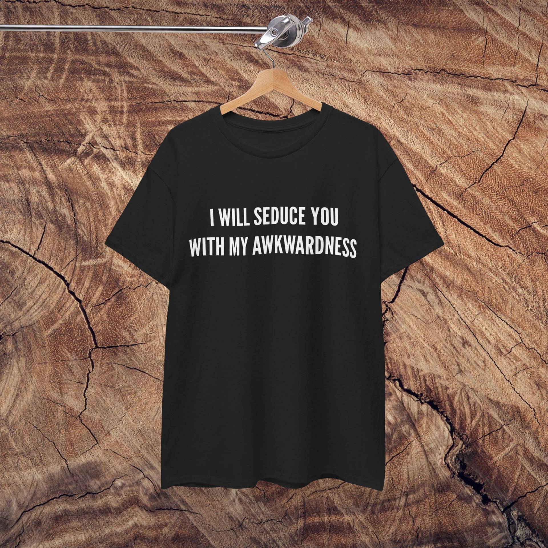 Lustiges Introvertiertes T-Shirt Ich Werde Dich Mit Meiner Ungeschicklichkeit Verführen von OxMoronShop