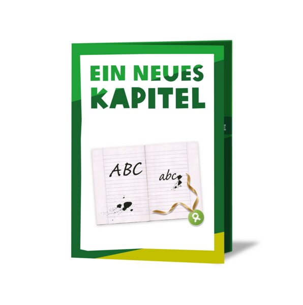 OxfamUnverpackt Spenden-Geschenk "Alphabetisierung für Frauen" (Grußkarte mit Magnet) von OxfamUnverpackt