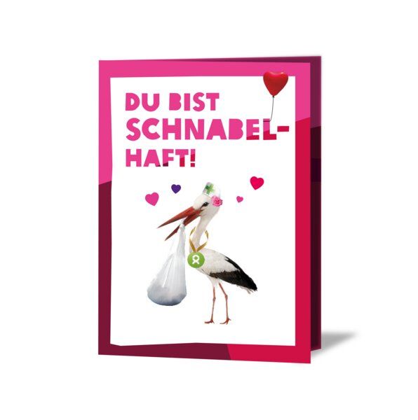 OxfamUnverpackt Spenden-Geschenk "Eine sichere Geburt" (Grußkarte zum Liebe zeigen mit Magnet) von OxfamUnverpackt