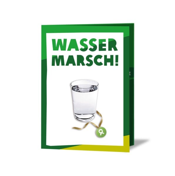 OxfamUnverpackt Spenden-Geschenk "Trinkwasser 50" (Grußkarte mit Magnet) von OxfamUnverpackt