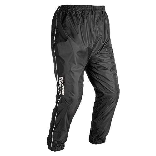 Oxford Products Unisex Hose Rainseal Pant wasserdichte Motorrad-Überhose, Schwarz, 34-37 von Oxford