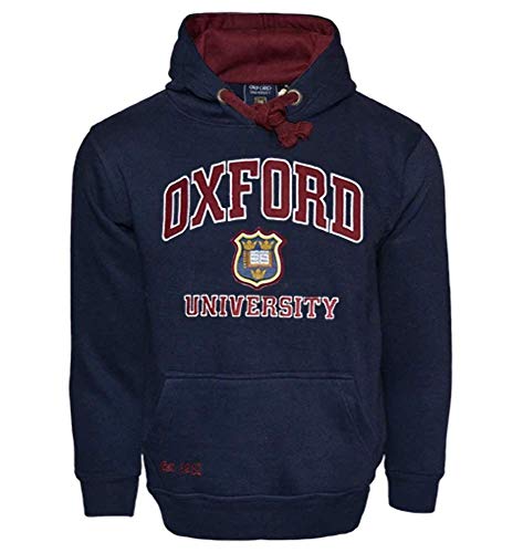 Oxford University OU129 Kapuzen-Sweatshirt, Marineblau Gr. L, Navy von Oxford University