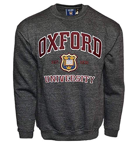 Oxford University OU201 Unisex-Sweatshirt, Anthrazit Gr. M, anthrazit von Oxford University