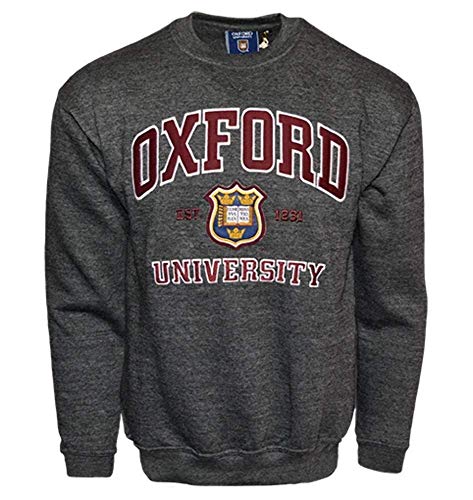 Oxford University OU201 Unisex-Sweatshirt, Anthrazit Gr. XL, anthrazit von Oxford University
