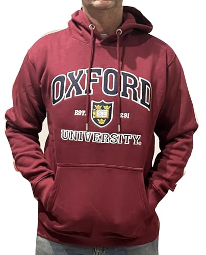 Oxford University Official Hoody - Burgundy (DE/NL/SE/PL, Alphanumerisch, XXL, Regular, Regular) von Oxford University