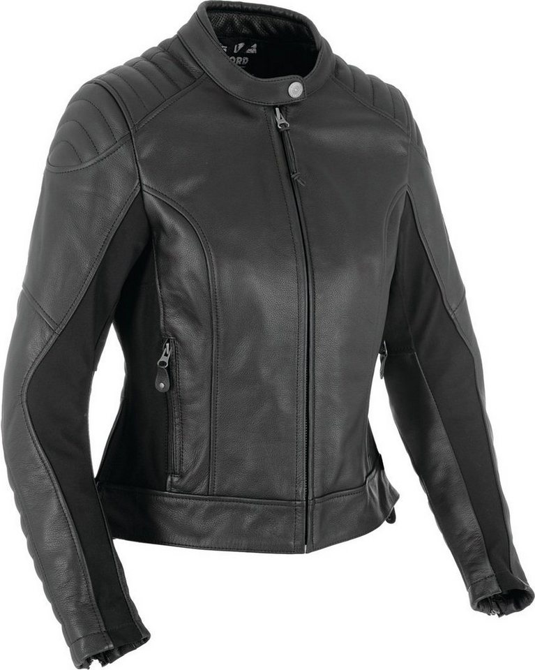 OXFORD Motorradjacke Beckley Damen Motorrad Lederjacke von Oxford