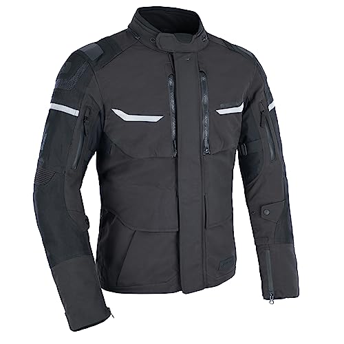 Oxford Herren Motorcycle Jacket Stormland Dry2Dry Motorradjacke, Tech-Schwarz, 4XL von Oxford