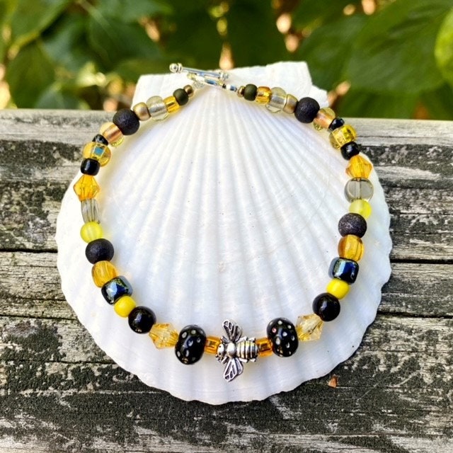 Bienen Armband, Schmuck, Imker Geschenk Bienen Armband, Schmuck, Imker Geschenk von OxfordCommaStore