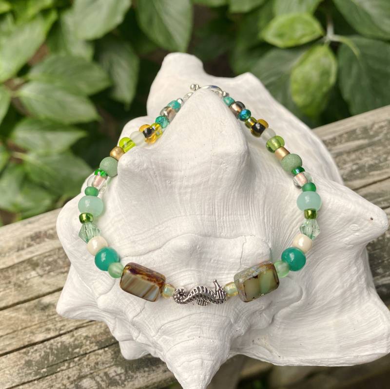 Seepferdchen Armband, Armband Strand, Schmuck, Geschenk, Strand Schmuck Seepferdchen Armband, Armband Strand, Schmuck, Geschenk, Strand Schmuck von OxfordCommaStore