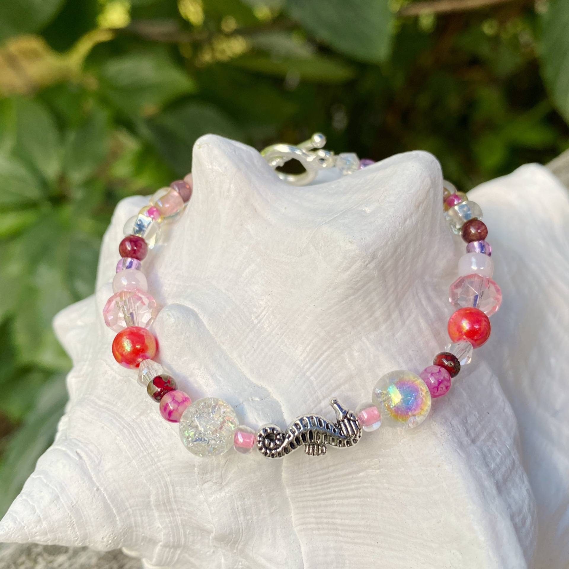 Seepferdchen Armband, Boho Perlenarmband, Strand Schmuck, Geschenk Seepferdchen Armband, Boho Perlenarmband, Strand Schmuck, Geschenk von OxfordCommaStore