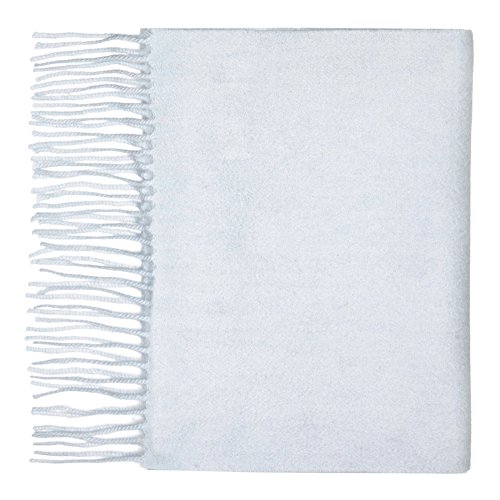 Oxfords Cashmere 100% Kaschmirschal, Hellblau von Lona Scott