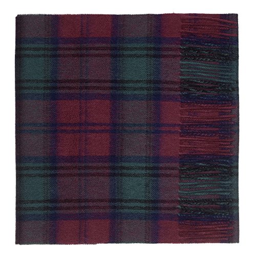 Oxfords Cashmere Reine Schurwolle Luxury Tartan Schal (Lindsay) von Oxfords Cashmere