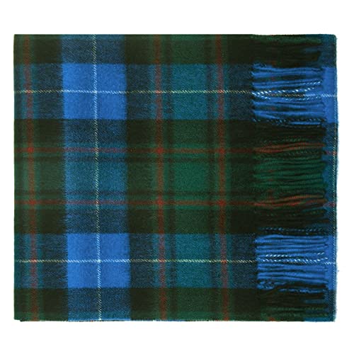 Oxfords Cashmere Reine Schurwolle Luxury Tartan Schal (Macrae) von Oxfords Cashmere