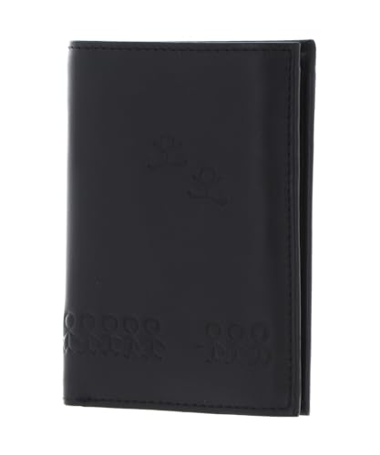 Oxmox Geldbörse Leder Leather RFID Protect Kombibörse Jumping-Jack Embossed Black von Oxmox