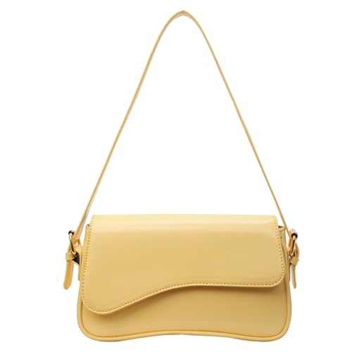 Oxtxuzdm 2025 Damen PU Leder Umhängetasche Trendy Crossbody Taschen mit abnehmbaren Trägern Satchel Geldbörse für Alltag PU Handtasche, gelb, One Size Oxtxuzdm 2025 Damen PU Leder Umhängetasche Trendy Crossbody Taschen mit abnehmbaren Trägern Satchel Geldbörse für Alltag PU Handtasche, gelb, One Size von Oxtxuzdm