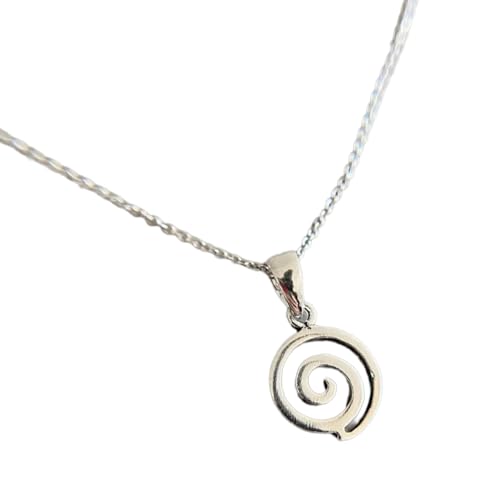 Oxtxuzdm Edelstahl Silber Kleine Wirbel Halskette Elegante Minimalistische Entwürfe Tragbare Robuste Schmuckgeschenke Für Frauen Edelstahl Wirbel Halskette von Oxtxuzdm