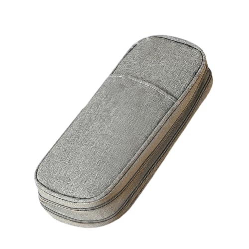 Oxtxuzdm Erweiterbare Bleistiftkoffer Doppelschichtstiftbeutel Tasche Hochkapazität Stiftbeutel Reise Make Up Bürstenbeutel Für Büroschule Creative Professional Pen Bag von Oxtxuzdm