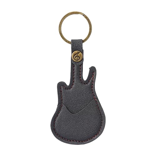 Oxtxuzdm Gitarrenplektren-Etui, Schlüsselanhänger, Plektren, Organizer, Tasche, Anhänger, PU-Leder, Aufbewahrungswerkzeug für verschiedene Musikeinstellungen, Heimübungen, Gitarrenwerkzeug, Schwarz Oxtxuzdm Gitarrenplektren-Etui, Schlüsselanhänger, Plektren, Organizer, Tasche, Anhänger, PU-Leder, Aufbewahrungswerkzeug für verschiedene Musikeinstellungen, Heimübungen, Gitarrenwerkzeug, Schwarz von Oxtxuzdm
