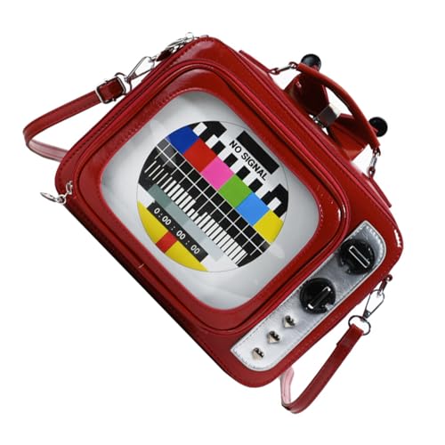 Oxtxuzdm Retro Designs School Baackpack Damen Umhängetasche Mit Blick Durch Fenster Und Verstellbares Riemen Für Den Täglichen Gebrauch Verstellbarer Schultergurt von Oxtxuzdm
