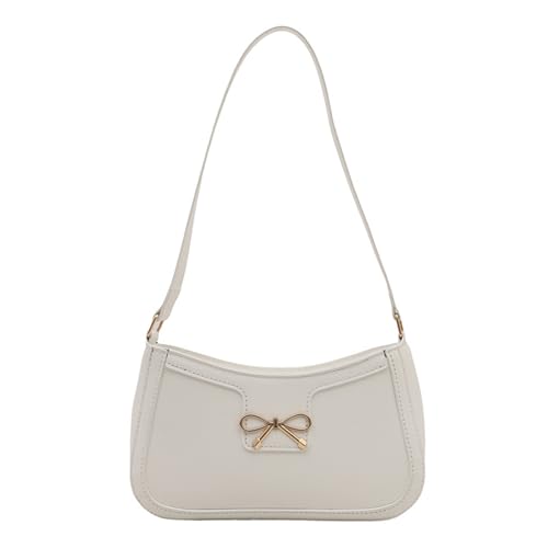 Oxtxuzdm Trendige PU Lederhandtasche Mit Bögen Designs Umhängetasche Zum Verbesserung Ihrer Outfits Für Daten Und Einkaufsböden Bögen Handtasche von Oxtxuzdm