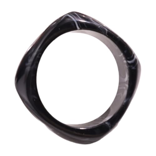 Oxtxuzdm Trendiger unregelmäßiger geometrischer Armreif, Kunstharz, Statement-Form, buntes Armband, Accessoire für Damen, farbenfroher Statement-Charm-Schmuck, Einheitsgröße, Wie beschrieben von Oxtxuzdm