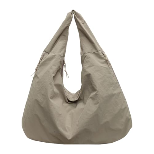 Praktische Damen-Einkaufstasche, lässige Handtasche, Tragegriff oben, große Kapazität, Einkaufstaschen für organisierte Aufbewahrung, strukturierter Schultergurt, khaki, One Size Praktische Damen-Einkaufstasche, lässige Handtasche, Tragegriff oben, große Kapazität, Einkaufstaschen für organisierte Aufbewahrung, strukturierter Schultergurt, khaki, One Size von Oxtxuzdm